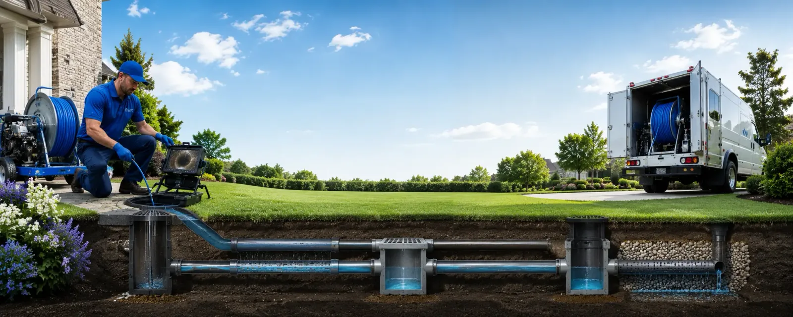 Outdoor drain cleaning information for Silver Bay, NY